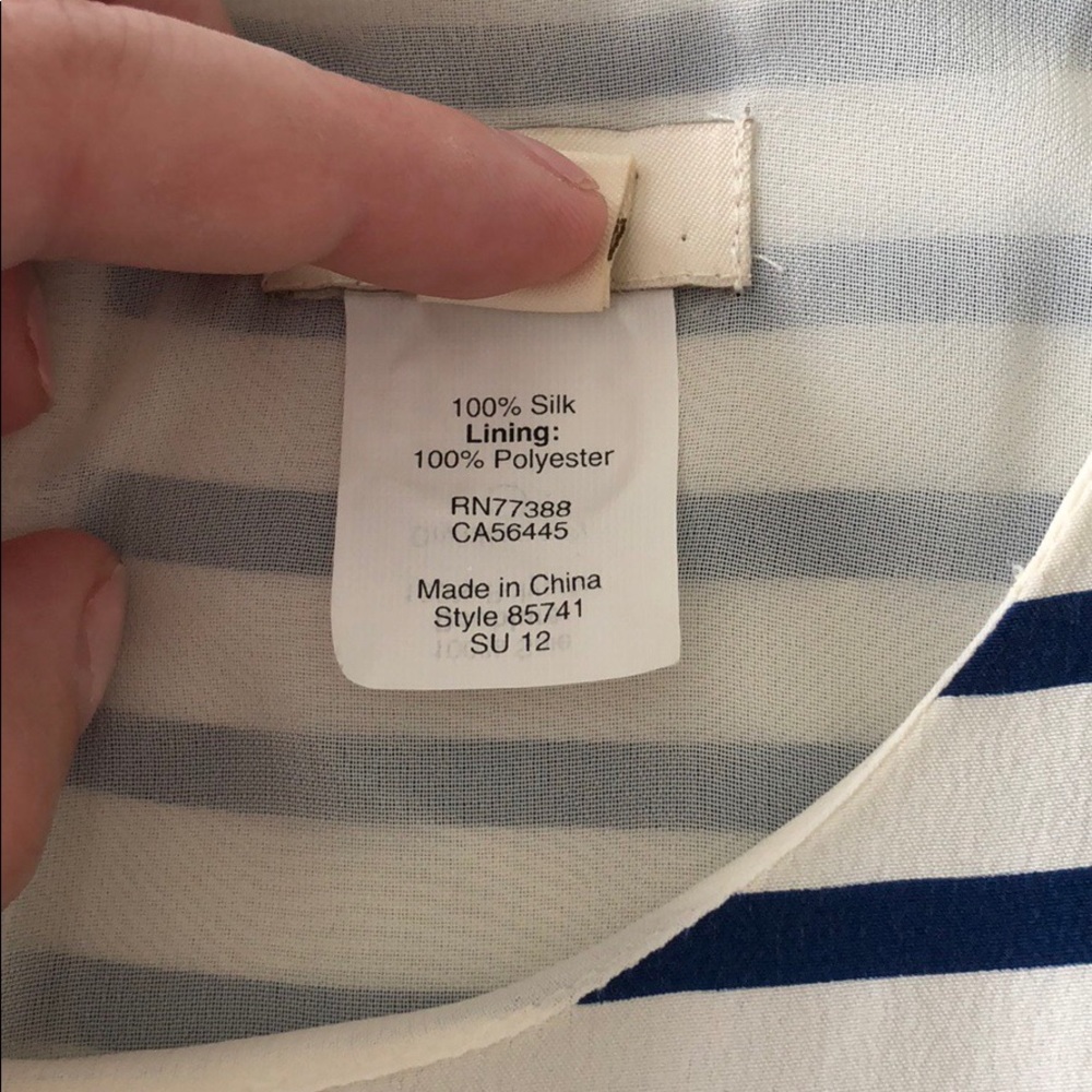 J.Crew silk striped dress - Picture 5 of 7